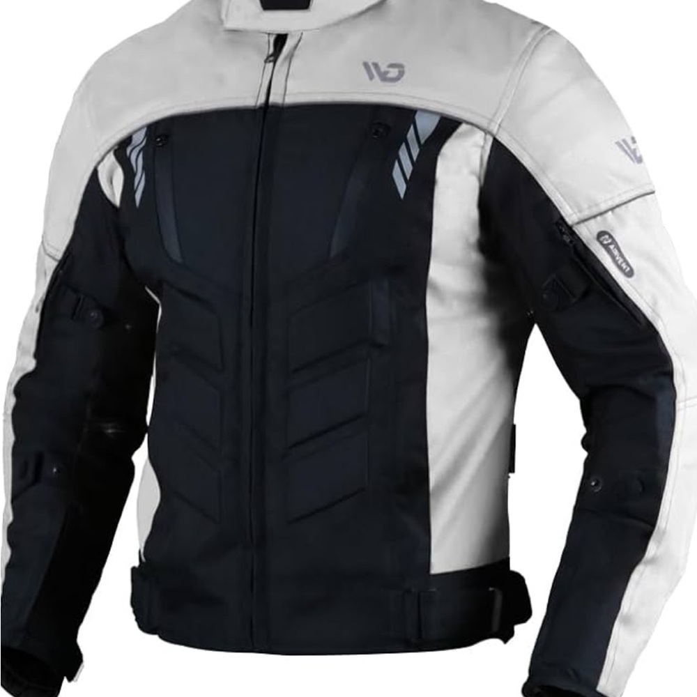 WD Motorsports Grey and Black Jacket
